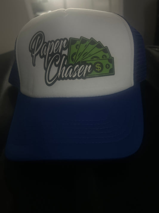 Paper Chaser Trucker Hats